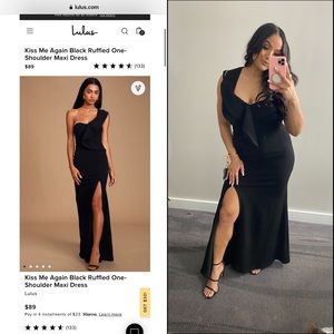 Lulus Kiss Me Again Ruffled Dress